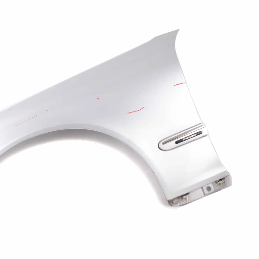 Side Panel Front Left N/S Wing Fender Iridium Silver - 775 to Mercedes W203 with Part number A2038800118 Mercedes W203 Side Panel Front Left N/S Wing Fender Iridium Silver - 775 - SKU A2038800118-IRS - Part number A2038800118