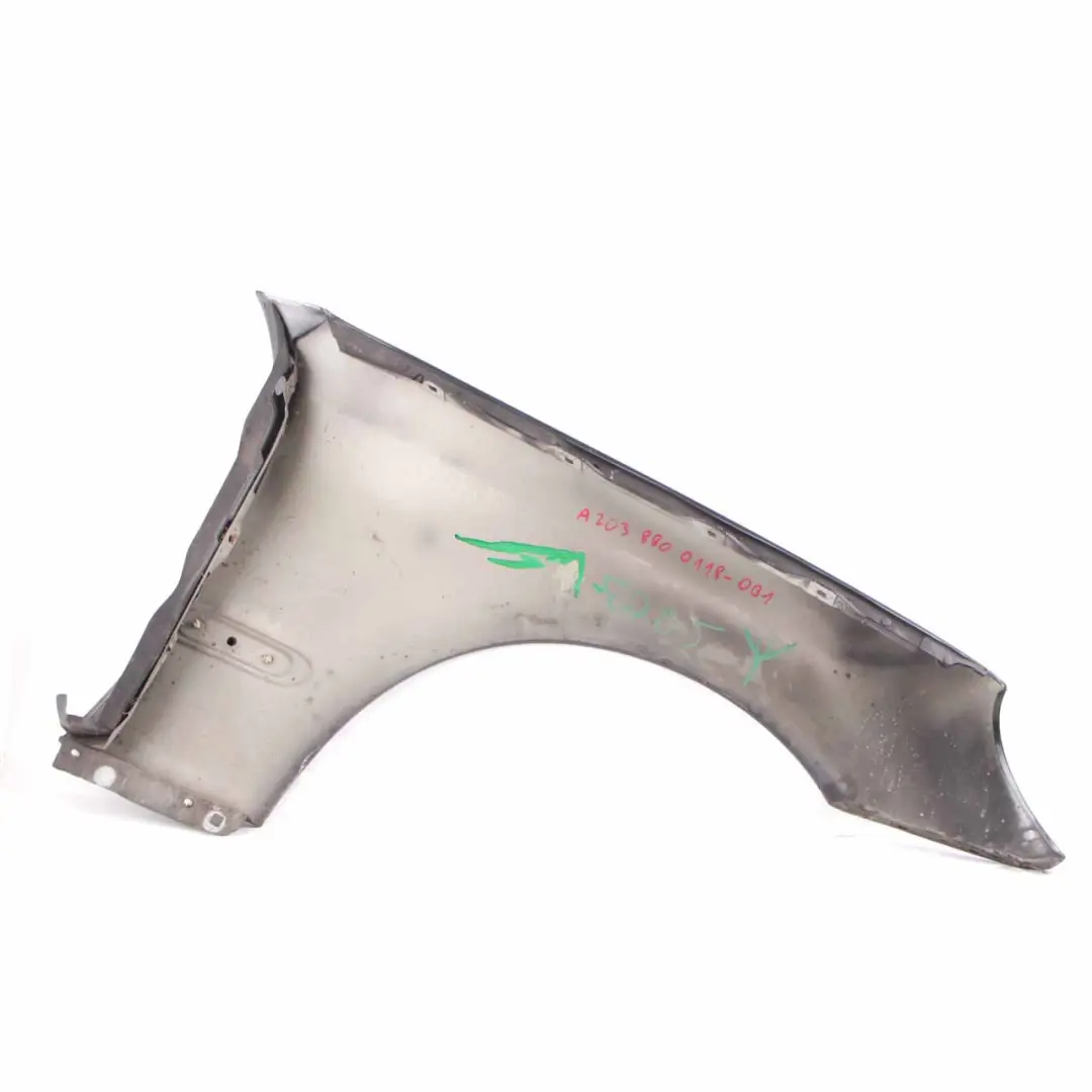 Front Left N/S Side Panel Wing Fender Obsidian Black - 197 to Mercedes W203 with Part number A2038800118 Mercedes W203 Front Left N/S Side Panel Wing Fender Obsidian Black - 197 - SKU A2038800118-OB1 - Part number A2038800118