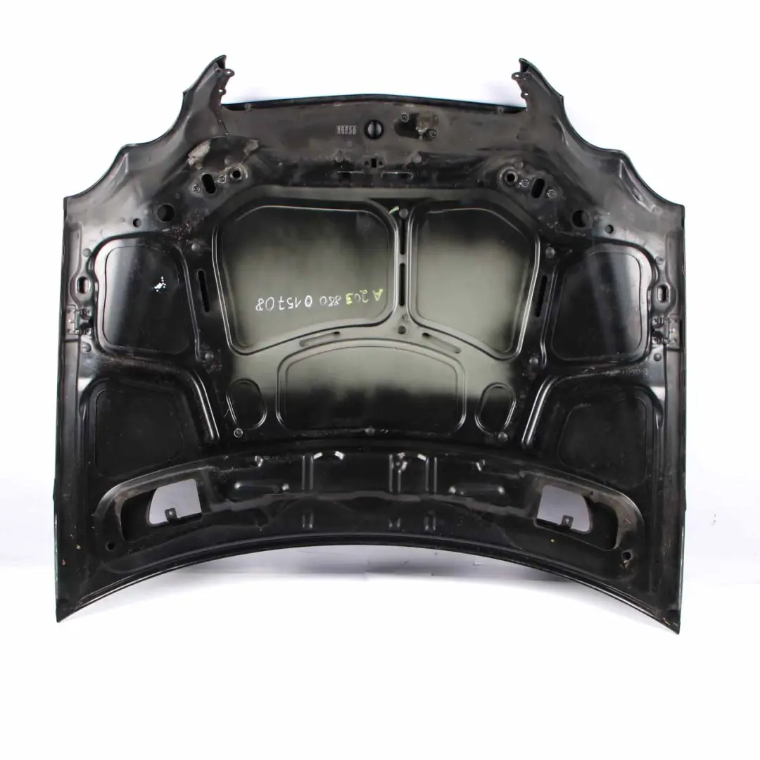 Hood Bonnet Trim Panel Covering Obsidian Black Metallic - 197 to Mercedes W203 with Part number A2038800157 Mercedes W203 Hood Bonnet Trim Panel Covering Obsidian Black Metallic - 197 - SKU A2038800157-OB - Part number A2038800157