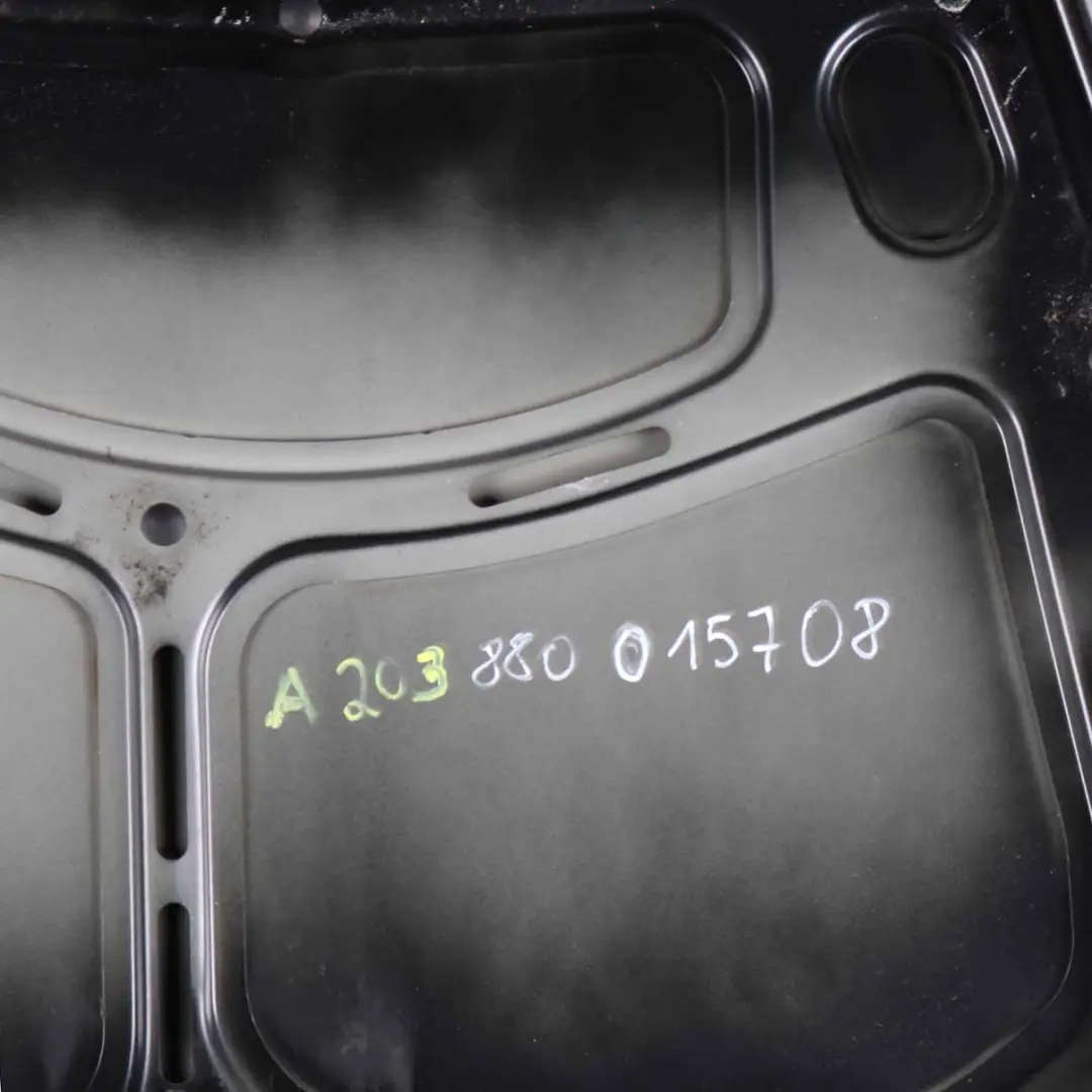 Hood Bonnet Trim Panel Covering Obsidian Black Metallic - 197 to Mercedes W203 with Part number A2038800157 Mercedes W203 Hood Bonnet Trim Panel Covering Obsidian Black Metallic - 197 - SKU A2038800157-OB - Part number A2038800157