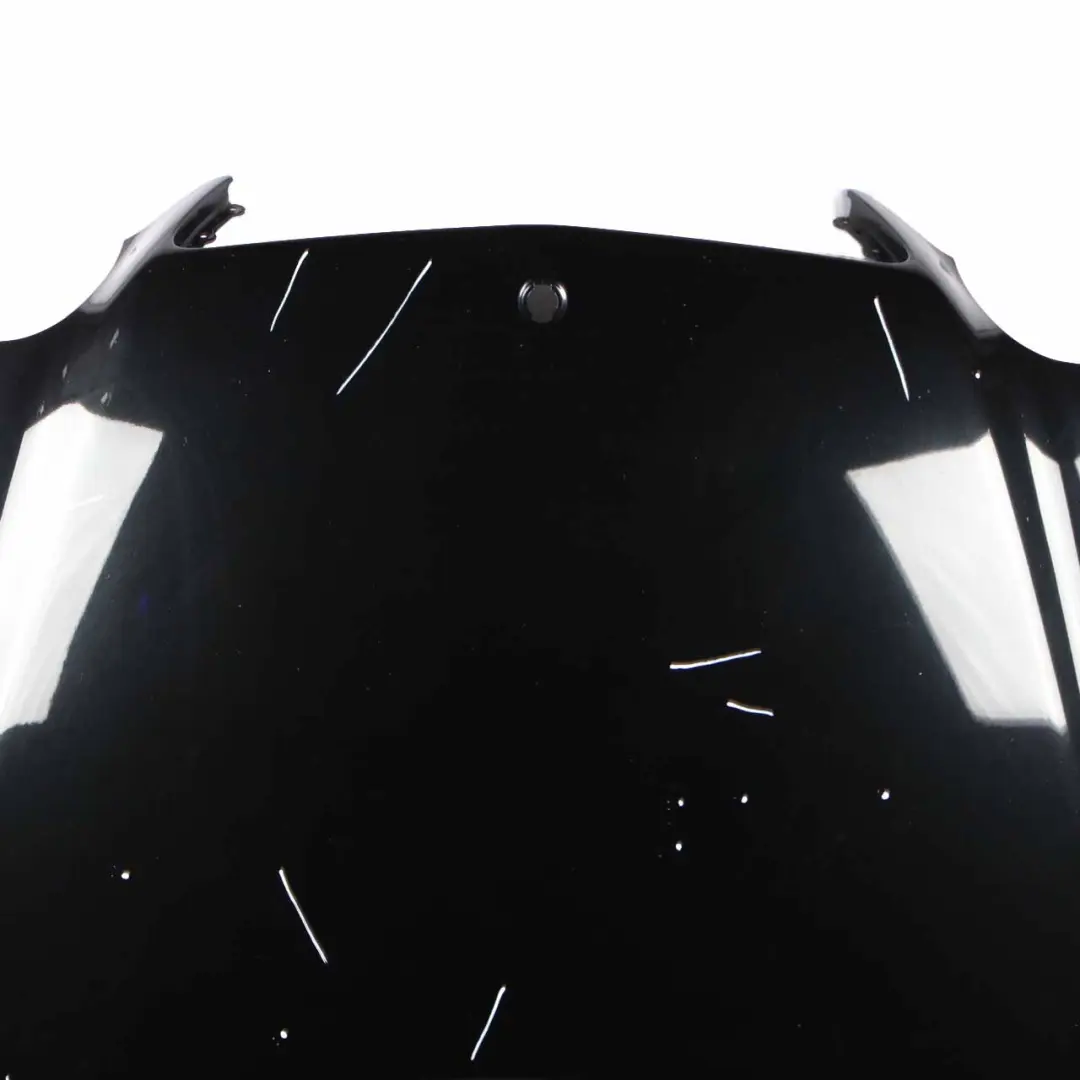 Hood Bonnet Trim Panel Covering Obsidian Black Metallic - 197 to Mercedes W203 with Part number A2038800157 Mercedes W203 Hood Bonnet Trim Panel Covering Obsidian Black Metallic - 197 - SKU A2038800157-OB - Part number A2038800157
