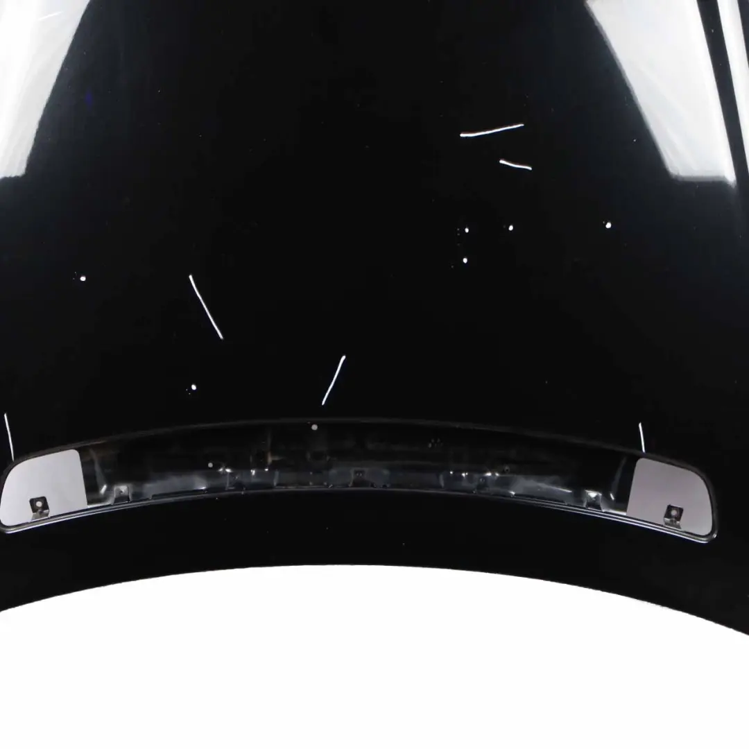 Hood Bonnet Trim Panel Covering Obsidian Black Metallic - 197 to Mercedes W203 with Part number A2038800157 Mercedes W203 Hood Bonnet Trim Panel Covering Obsidian Black Metallic - 197 - SKU A2038800157-OB - Part number A2038800157