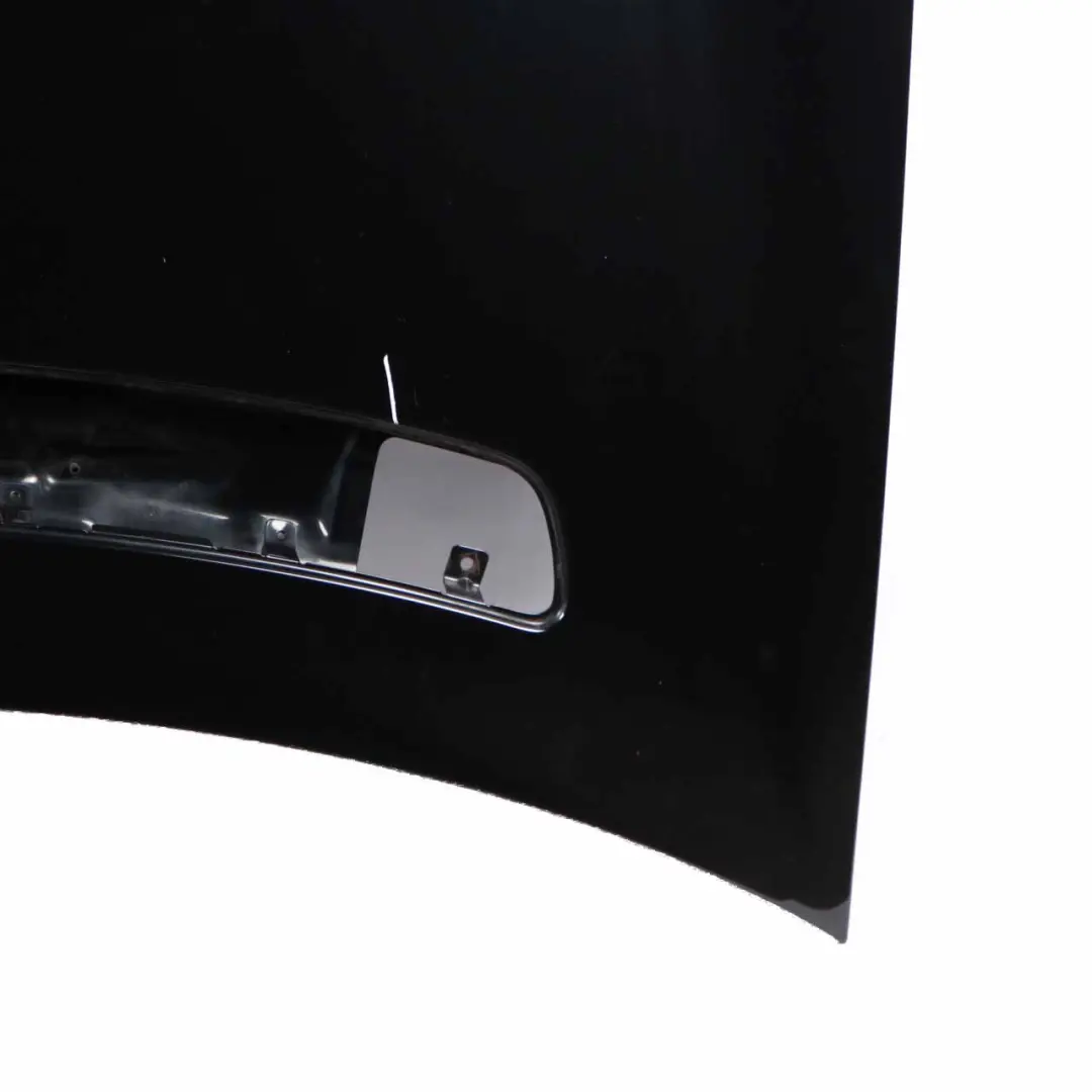 Hood Bonnet Trim Panel Covering Obsidian Black Metallic - 197 to Mercedes W203 with Part number A2038800157 Mercedes W203 Hood Bonnet Trim Panel Covering Obsidian Black Metallic - 197 - SKU A2038800157-OB - Part number A2038800157