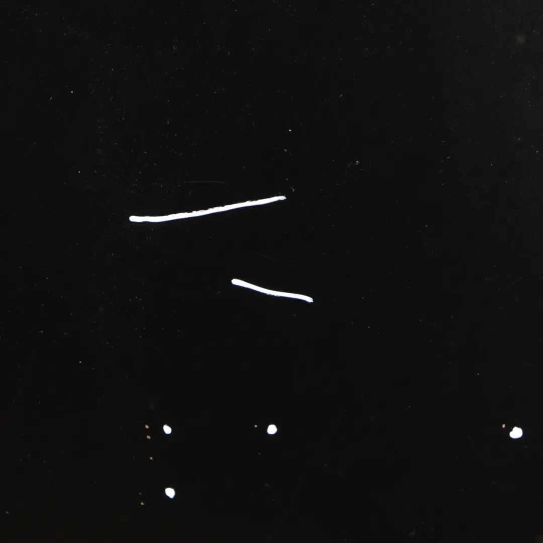 Mercedes W203 Hood Bonnet Trim Panel Covering Obsidian Black Metallic - 197 - SKU A2038800157-OB - Part number A2038800157