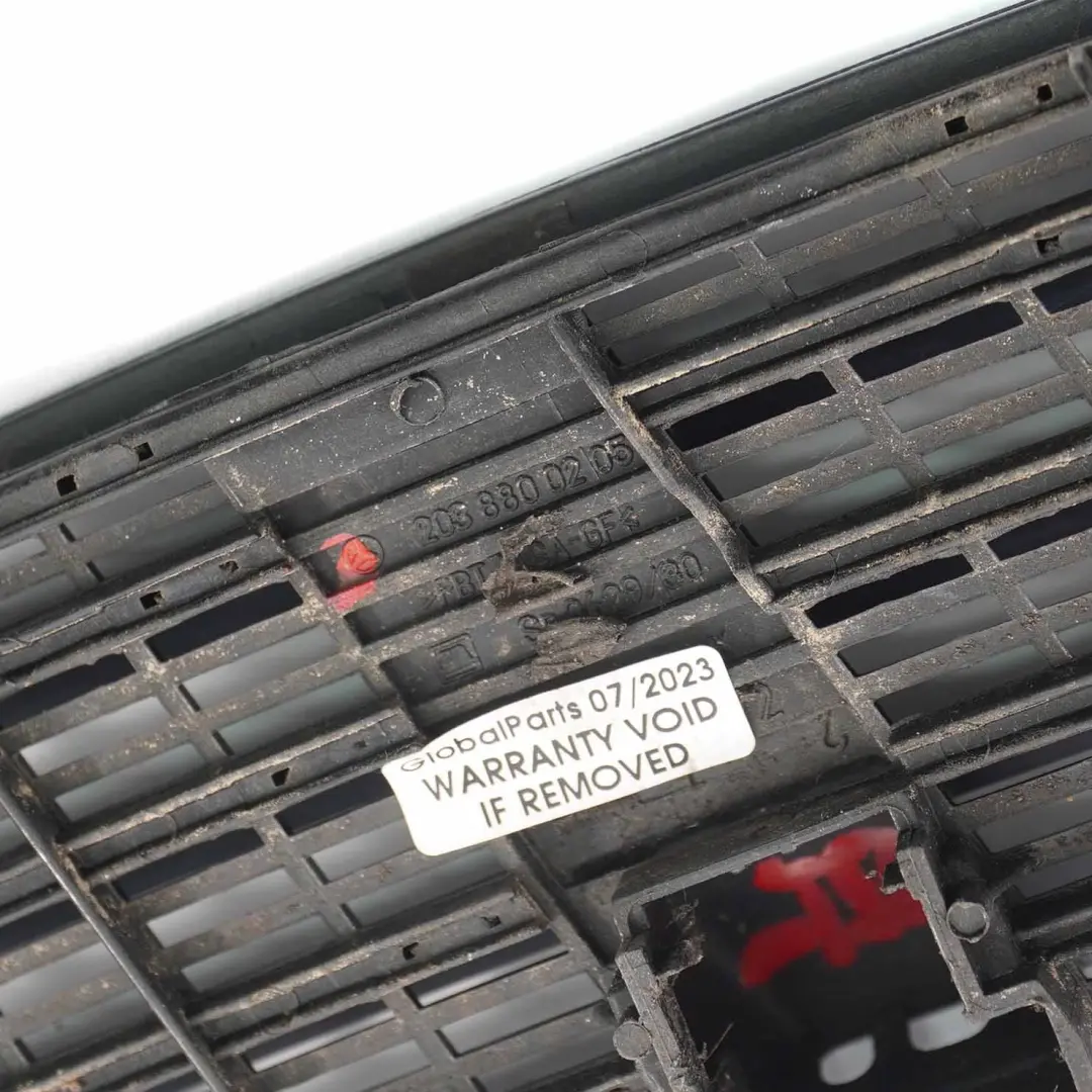 Mercedes W203 W209 Capó delantero Cubierta superior Parrilla Tanzanite Azul 359 - SKU A2038800205-TB - Número de pieza A2038800205