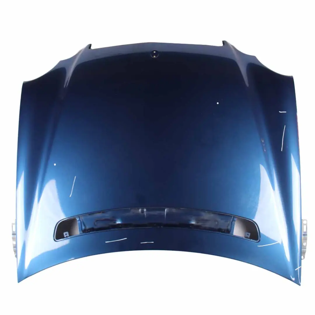 Hood Bonnet Trim Panel Covering Jaspis Blue Metallic - 345 to Mercedes W203 with Part number A2038800257 Mercedes W203 Hood Bonnet Trim Panel Covering Jaspis Blue Metallic - 345 - SKU A2038800257-JAS1 - Part number A2038800257