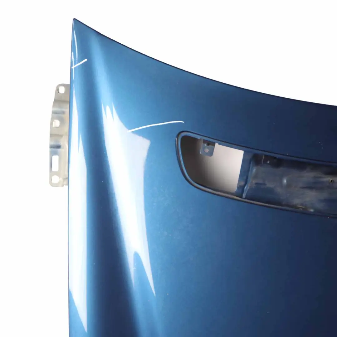 Hood Bonnet Trim Panel Covering Jaspis Blue Metallic - 345 to Mercedes W203 with Part number A2038800257 Mercedes W203 Hood Bonnet Trim Panel Covering Jaspis Blue Metallic - 345 - SKU A2038800257-JAS1 - Part number A2038800257
