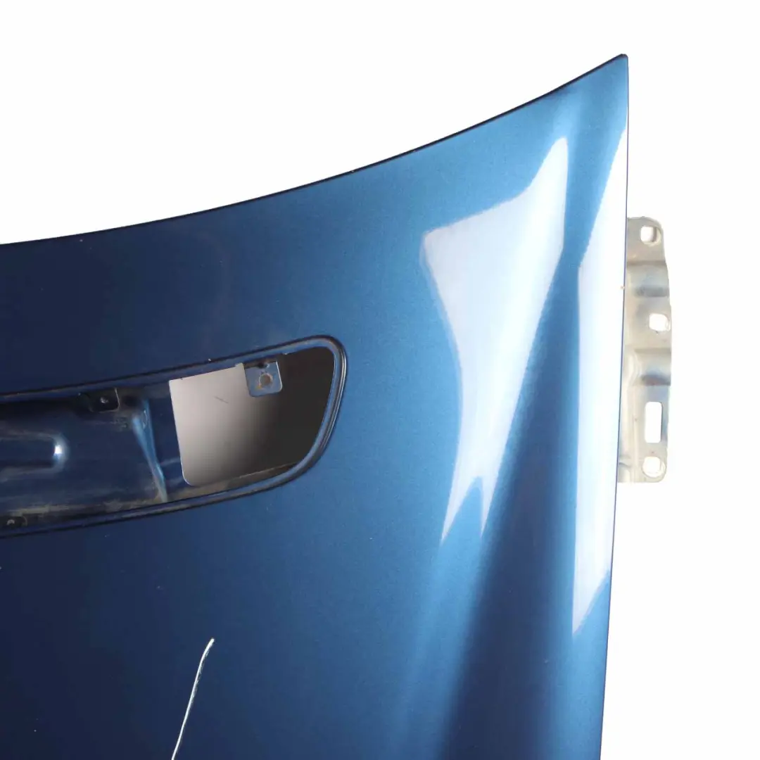 Hood Bonnet Trim Panel Covering Jaspis Blue Metallic - 345 to Mercedes W203 with Part number A2038800257 Mercedes W203 Hood Bonnet Trim Panel Covering Jaspis Blue Metallic - 345 - SKU A2038800257-JAS1 - Part number A2038800257
