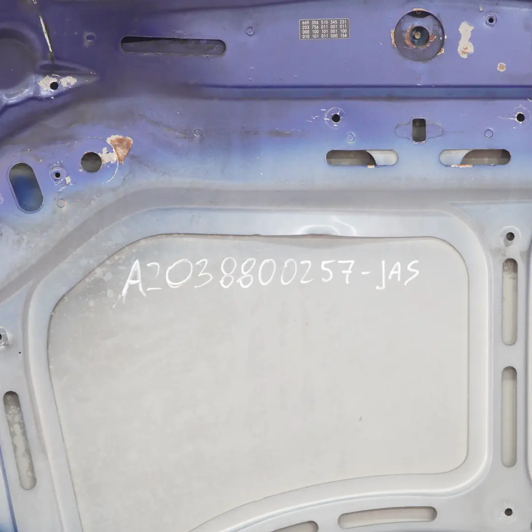 Mercedes W203 Maska Silnika Jaspis Blue - 345 - SKU A2038800257-JAS - Numer Części A2038800257