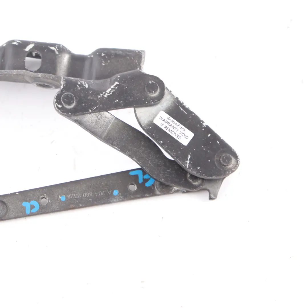 Mercedes W203 Hinge Bonnet Left N/S Front Chromite Black Metallic - 112 - SKU A2038800328-CHS - Part number A2038800328