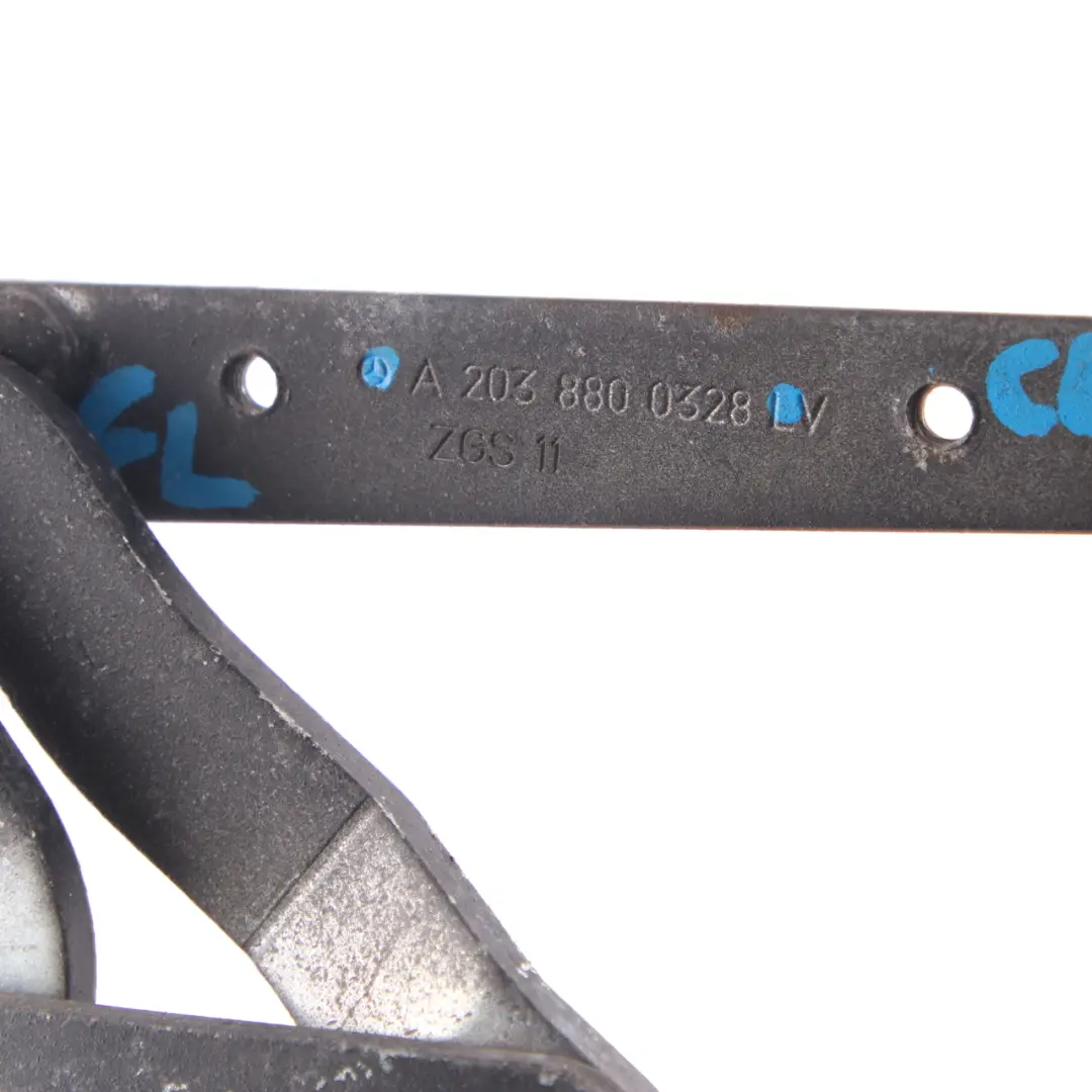 Mercedes W203 Hinge Bonnet Left N/S Front Chromite Black Metallic - 112 - SKU A2038800328-CHS - Part number A2038800328