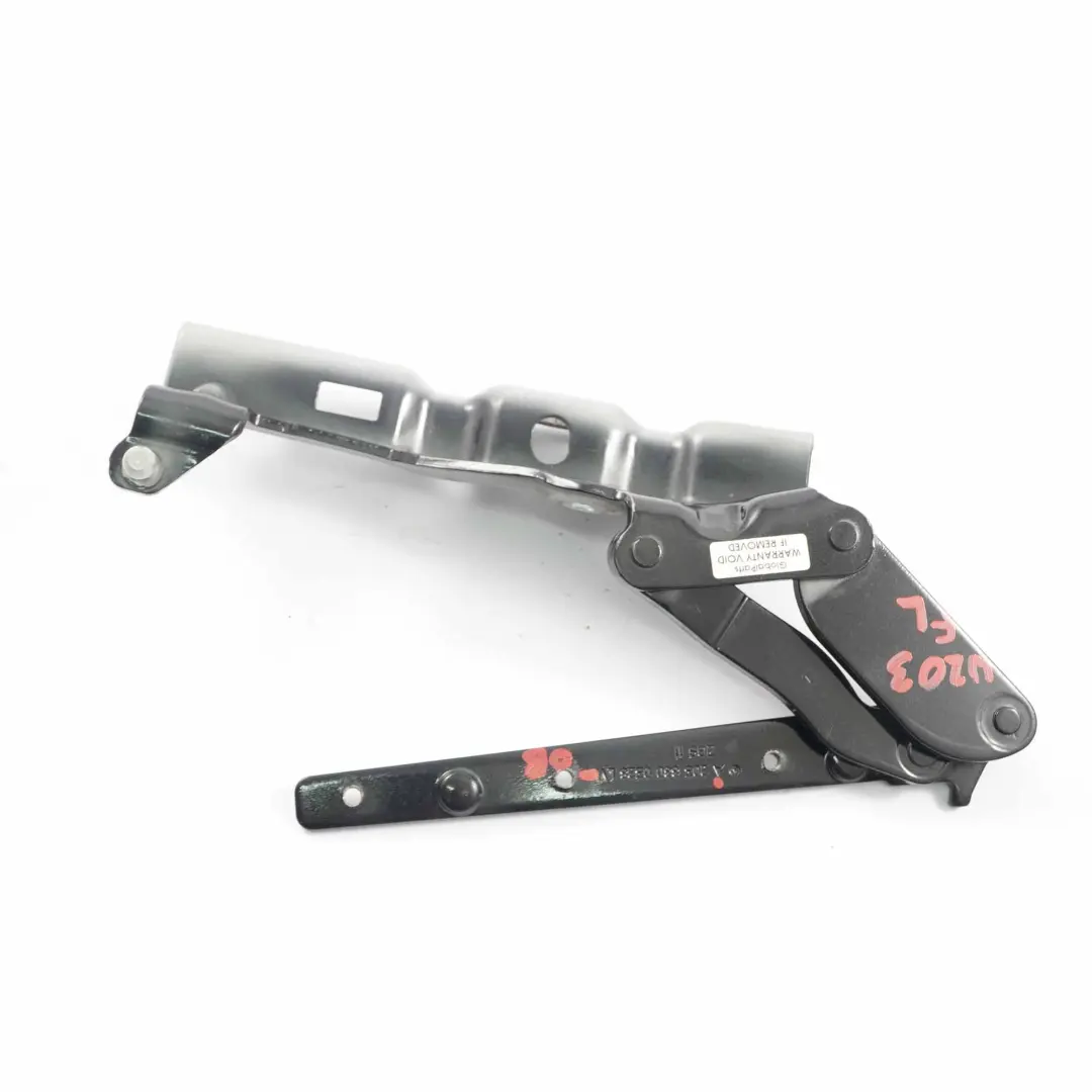 Mercedes W203 Hinge Bonnet Left N/S Front Obsidian Black Metallic 197 - SKU A2038800328-OB - Part number A2038800328