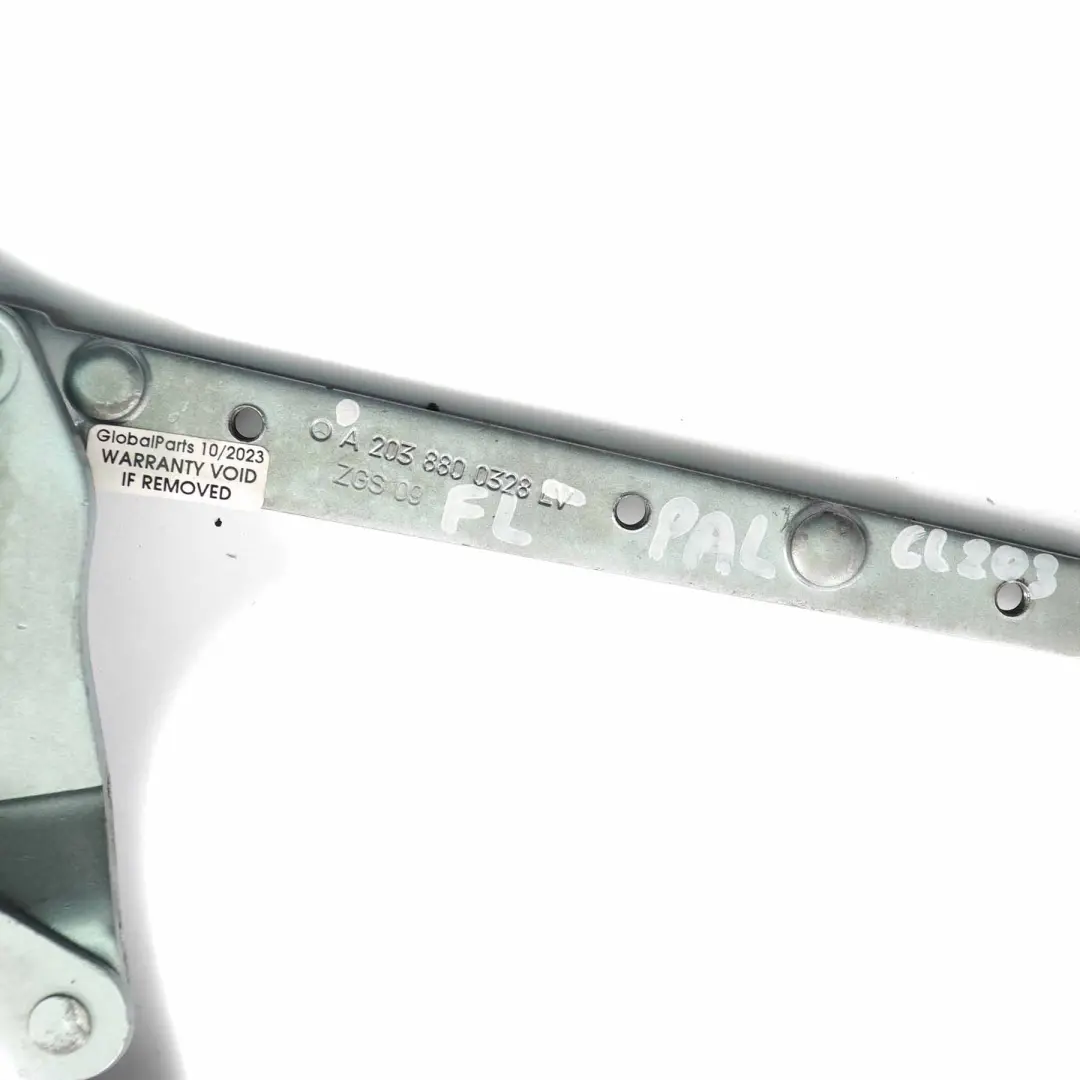 Mercedes W203 Hood Bonnet Hinge Front Left N/S Palladium Silver 792 - SKU A2038800328-PAL - Part number A2038800328