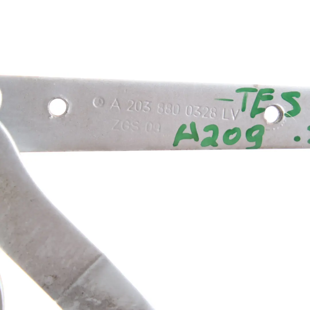 Mercedes W203 Hood Bonnet Hinge Front Left N/S Tellurium Silver 762 - SKU A2038800328-TES - Part number A2038800328