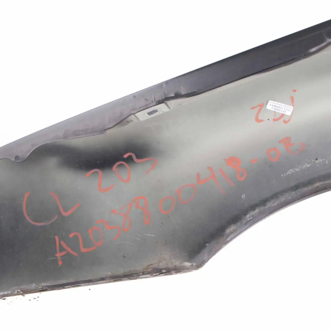 Side Panel Front Right O/S Wing Fender Obsidian Black - 197 to Mercedes CL203 with Part number A2038800418 Mercedes CL203 Side Panel Front Right O/S Wing Fender Obsidian Black - 197 - SKU A2038800418-OB - Part number A2038800418