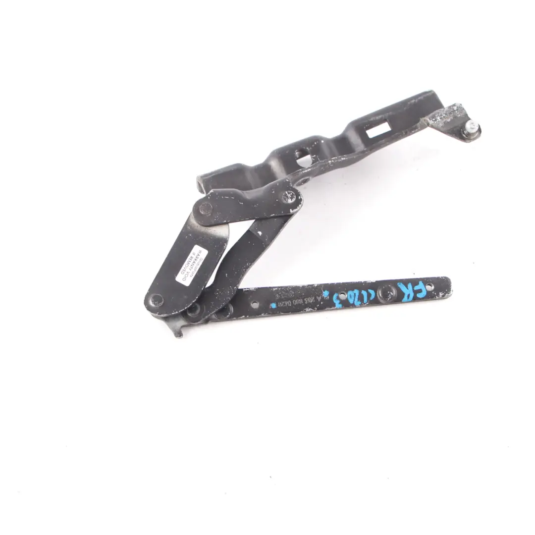 Mercedes W203 Hood Hinge Bonnet Right O/S Chromite Black - 112 - SKU A2038800428-CHS - Part number A2038800428