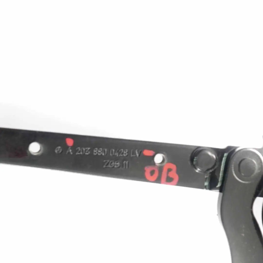 Cerniera Cofano Destra Anteriore Nero Ossidiana Metallizzato 197 per Mercedes W203 con numero di parte A2038800428 Mercedes W203 Cerniera Cofano Destra Anteriore Nero Ossidiana Metallizzato 197 - SKU A2038800428-OB - Numero di parte A2038800428