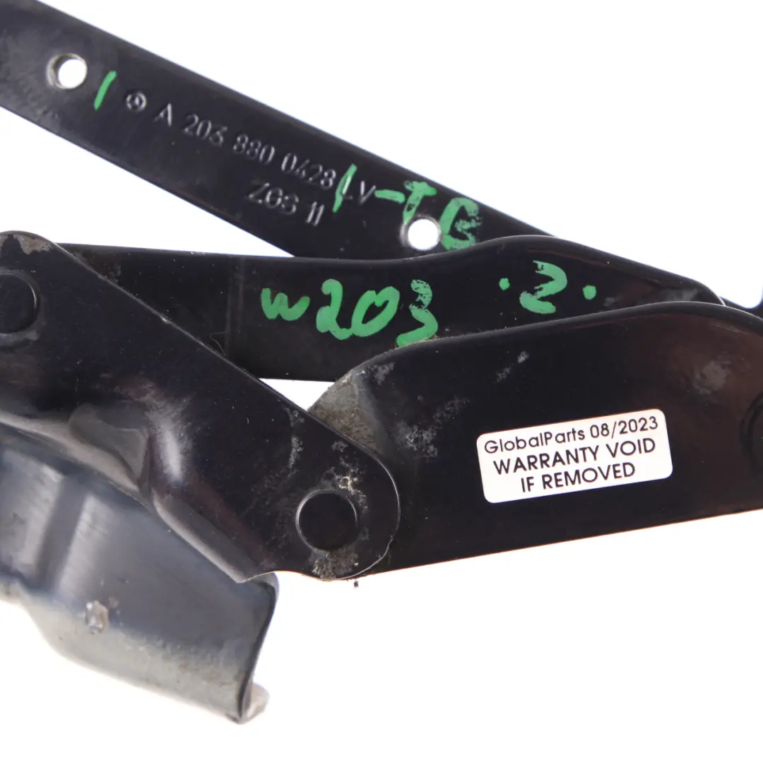 Mercedes-Benz C-Class W203 Hinge Right O/S Bonnet Front Tanzanite Blue - 359 to with Part number A2038800428 Mercedes-Benz C-Class W203 Hinge Right O/S Bonnet Front Tanzanite Blue - 359 - SKU A2038800428-TB - Part number A2038800428