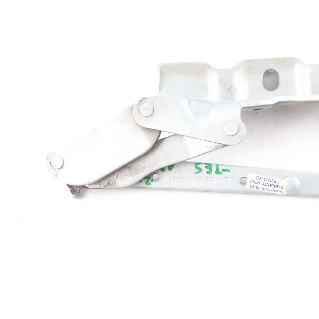Mercedes W203 Hood Bonnet Hinge Front Right O/S Tellurium Silver 762 - SKU A2038800428-TES - Part number A2038800428
