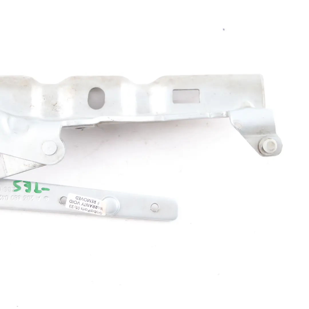 Mercedes W203 Hood Bonnet Hinge Front Right O/S Tellurium Silver 762 - SKU A2038800428-TES - Part number A2038800428