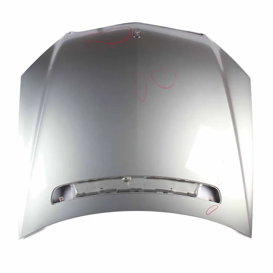 Hood Bonnet Trim Panel Palladium Silver Metallic - 792 to Mercedes W203 CL203 with Part number A2038800957 Mercedes W203 CL203 Hood Bonnet Trim Panel Palladium Silver Metallic - 792 - SKU A2038800957-PAL - Part number A2038800957