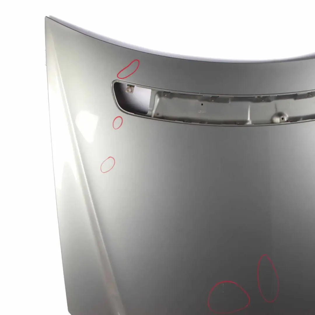 Hood Bonnet Trim Panel Palladium Silver Metallic - 792 to Mercedes W203 CL203 with Part number A2038800957 Mercedes W203 CL203 Hood Bonnet Trim Panel Palladium Silver Metallic - 792 - SKU A2038800957-PAL - Part number A2038800957