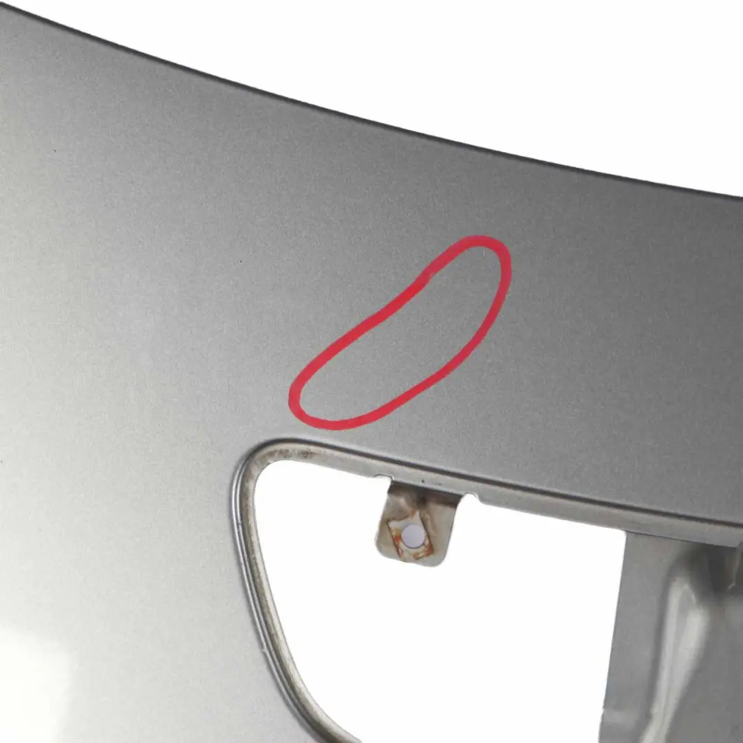 Hood Bonnet Trim Panel Palladium Silver Metallic - 792 to Mercedes W203 CL203 with Part number A2038800957 Mercedes W203 CL203 Hood Bonnet Trim Panel Palladium Silver Metallic - 792 - SKU A2038800957-PAL - Part number A2038800957