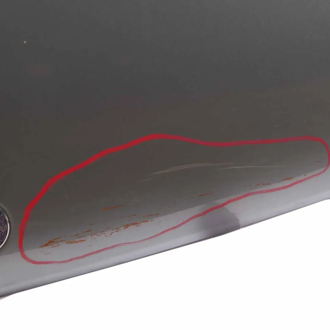 Hood Bonnet Trim Panel Palladium Silver Metallic - 792 to Mercedes W203 CL203 with Part number A2038800957 Mercedes W203 CL203 Hood Bonnet Trim Panel Palladium Silver Metallic - 792 - SKU A2038800957-PAL - Part number A2038800957