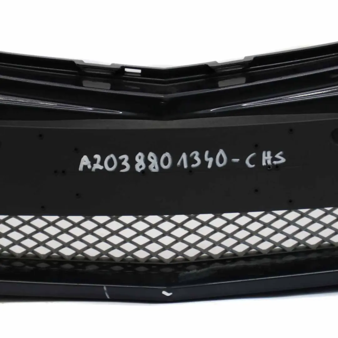 Mercedes W203 CL203 Zderzak Przedni Czarny - 112 - SKU A2038801340-CHS - Numer Części A2038801340
