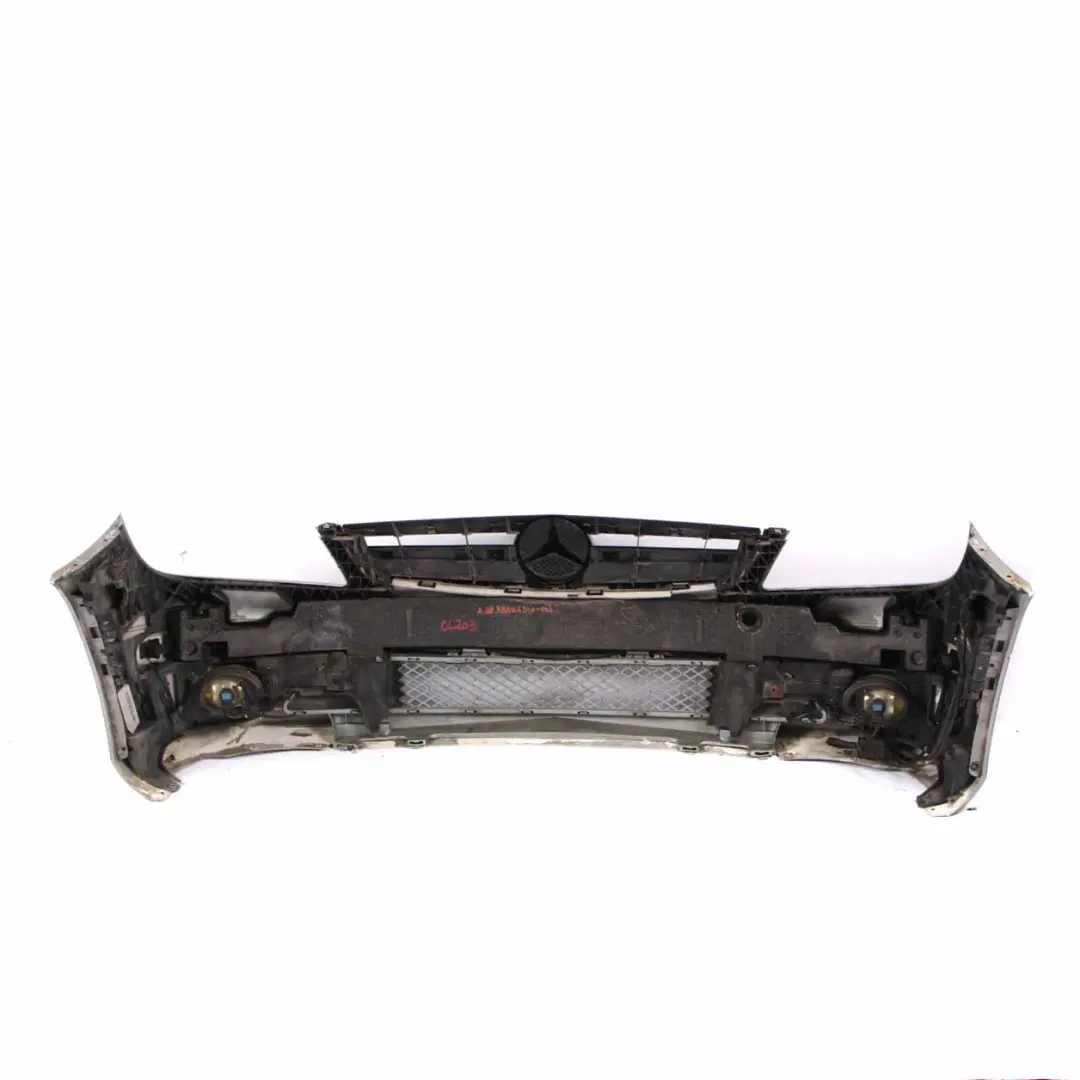 Mercedes W203 CL203 Bumper Front Trim Panel Cover Palladium Silver - 792 - SKU A2038801340-PAL - Part number A2038801340