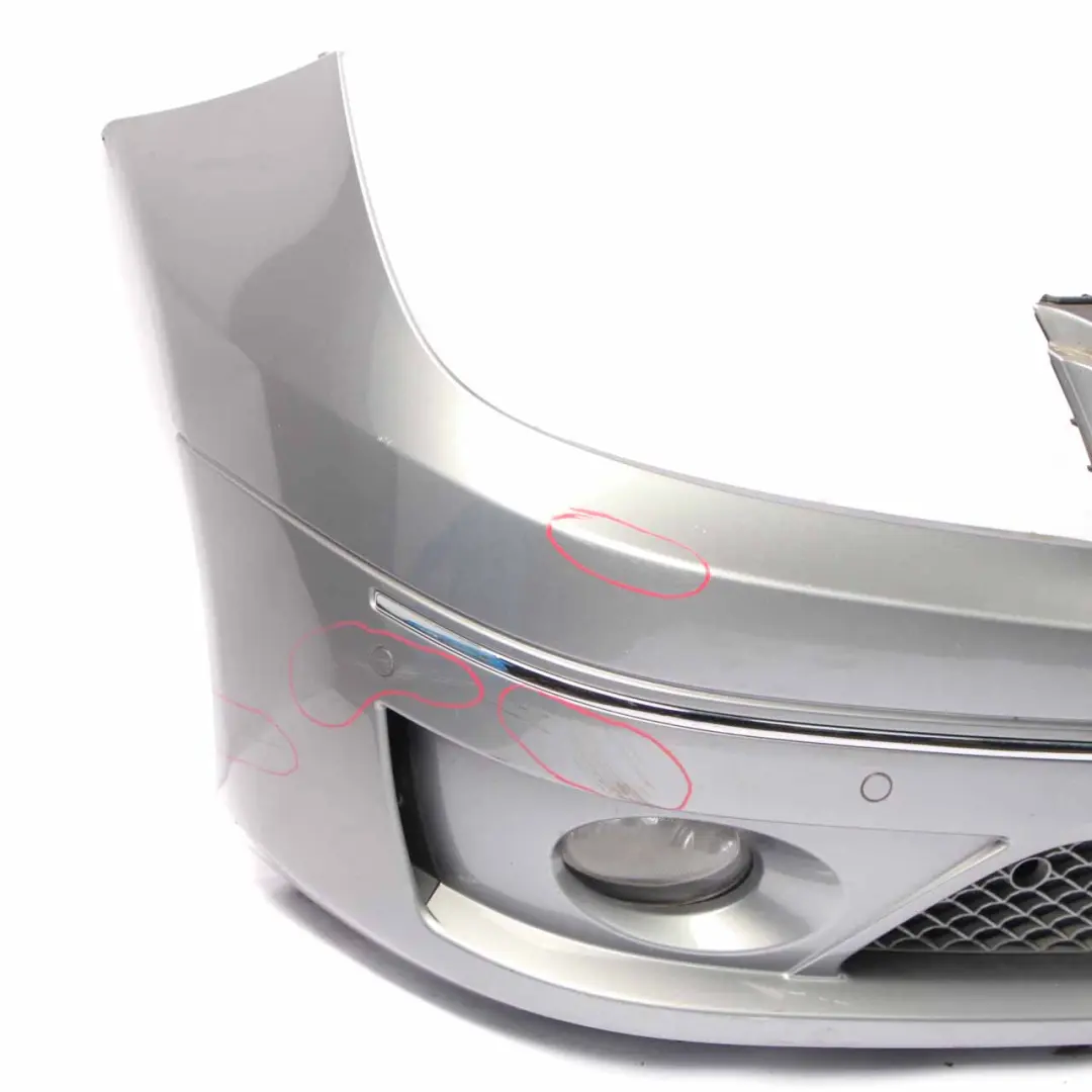 Bumper Front Trim Panel Cover Palladium Silver - 792 to Mercedes W203 CL203 with Part number A2038801340 Mercedes W203 CL203 Bumper Front Trim Panel Cover Palladium Silver - 792 - SKU A2038801340-PAL - Part number A2038801340