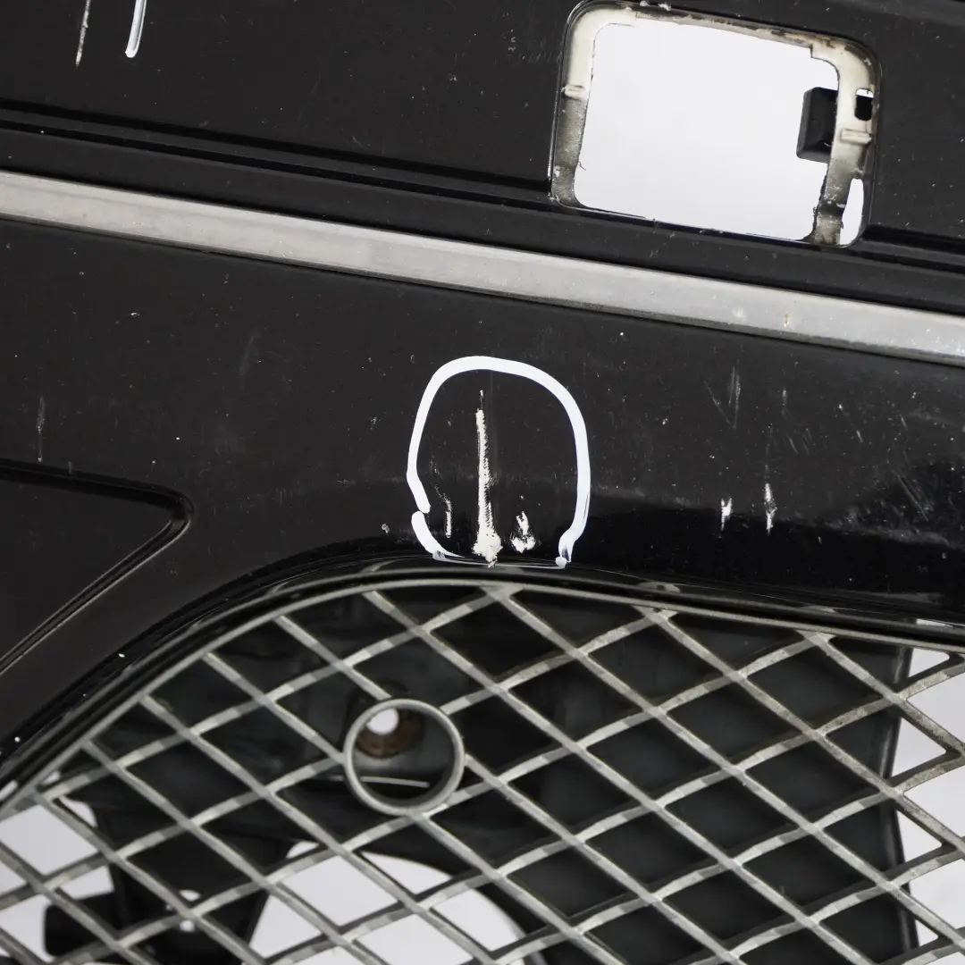 Bumper Front Trim Panel Covering Schwarz Black - 040 to Mercedes W203 CL203 with Part number A2038801340 Mercedes W203 CL203 Bumper Front Trim Panel Covering Schwarz Black - 040 - SKU A2038801340-SCW - Part number A2038801340