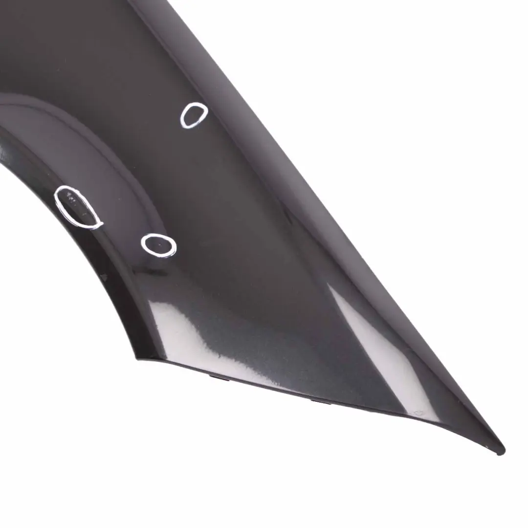 Side Panel Front Right O/S Wing Fender Obsidian Black - 197 to Mercedes CL203 W203 with Part number A2038801418 Mercedes CL203 W203 Side Panel Front Right O/S Wing Fender Obsidian Black - 197 - SKU A2038801418-OB - Part number A2038801418