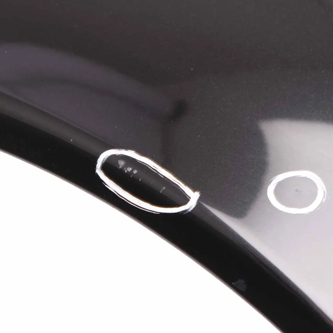 Mercedes CL203 W203 Side Panel Front Right O/S Wing Fender Obsidian Black - 197 - SKU A2038801418-OB - Part number A2038801418