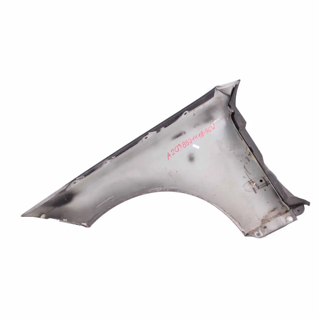 Side Panel Front Right O/S Wing Fender Schwarz Black - 040 to Mercedes CL203 W203 with Part number A2038801418 Mercedes CL203 W203 Side Panel Front Right O/S Wing Fender Schwarz Black - 040 - SKU A2038801418-SCW - Part number A2038801418