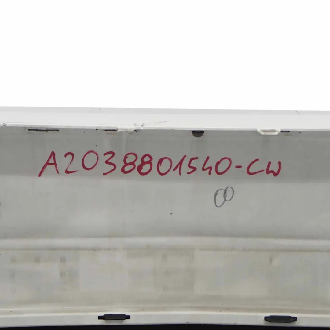 Rear Bumper Mercedes CLC CL203 Complete Trim Panel Calcite White - 650 - SKU A2038801540-CW - Part number A2038801540