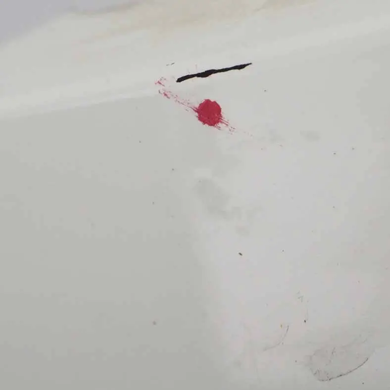 Mercedes CLC CL203 Zderzak Tylny Calcite White 650 - SKU A2038801540-CW - Numer Części A2038801540