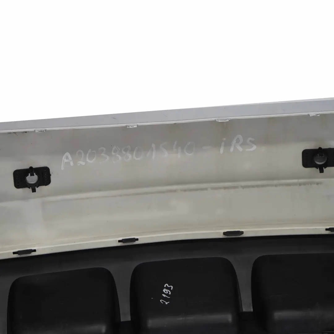 Mercedes CLC CL203 Bumper Rear Trim Panel Covering Iridium Silver - 775 - SKU A2038801540-IRS - Part number A2038801540