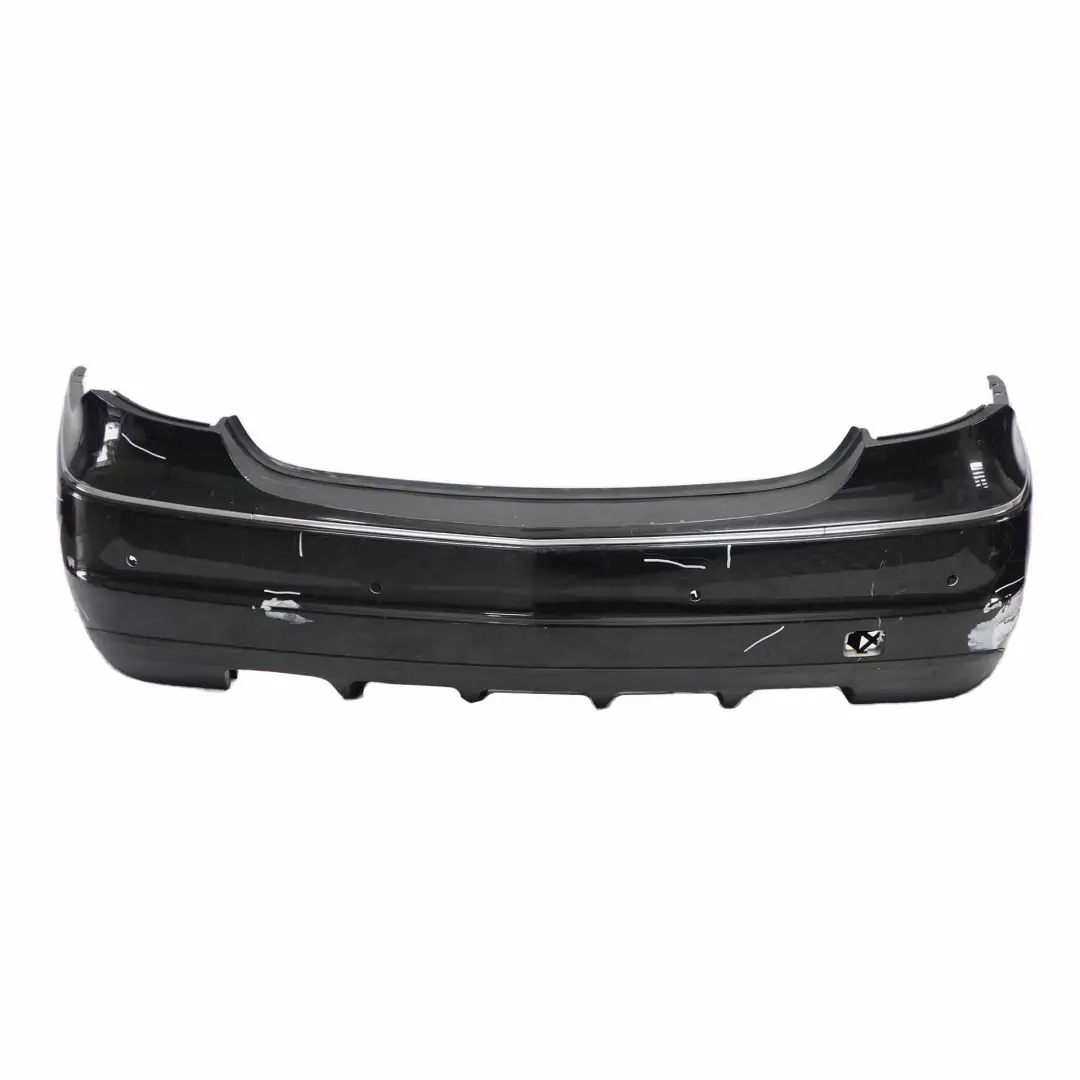 Bumper Trim Panel Obsidian Black Metallic - 197 to Mercedes CLC CL203 Rear with Part number A2038801540 Mercedes CLC CL203 Rear Bumper Trim Panel Obsidian Black Metallic - 197 - SKU A2038801540-OB1 - Part number A2038801540