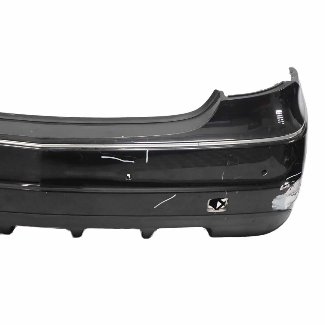 Bumper Trim Panel Obsidian Black Metallic - 197 to Mercedes CLC CL203 Rear with Part number A2038801540 Mercedes CLC CL203 Rear Bumper Trim Panel Obsidian Black Metallic - 197 - SKU A2038801540-OB1 - Part number A2038801540