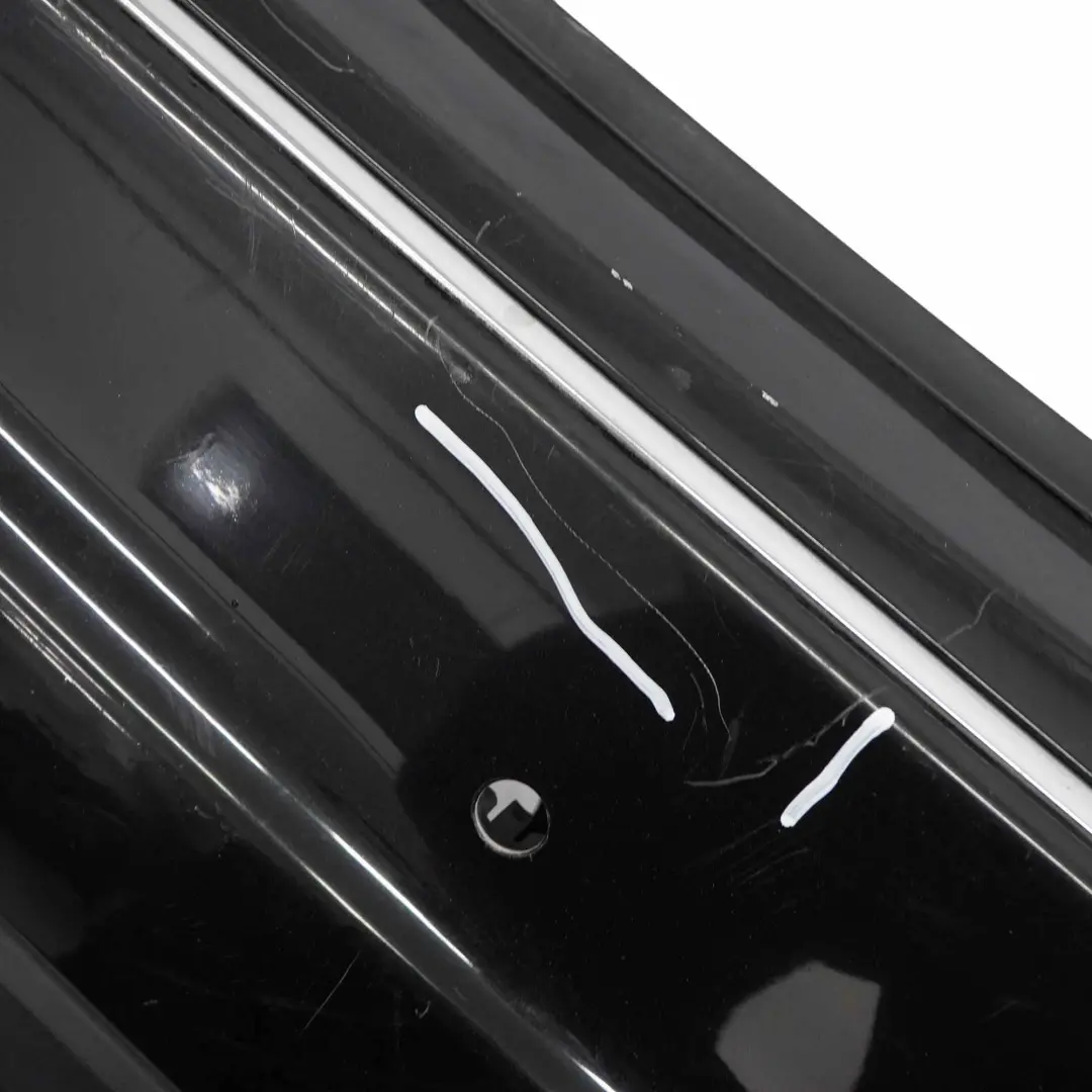 Bumper Trim Panel Obsidian Black Metallic - 197 to Mercedes CLC CL203 Rear with Part number A2038801540 Mercedes CLC CL203 Rear Bumper Trim Panel Obsidian Black Metallic - 197 - SKU A2038801540-OB1 - Part number A2038801540