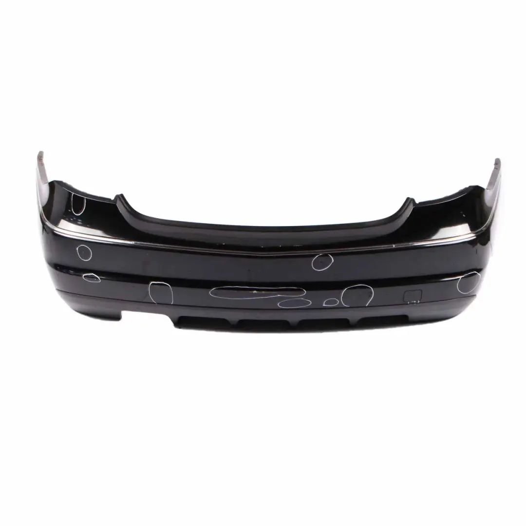 Bumper Rear Trim Panel Covering Schwarz Black - 040 to Mercedes CLC CL203 with Part number A2038801540 Mercedes CLC CL203 Bumper Rear Trim Panel Covering Schwarz Black - 040 - SKU A2038801540-SCW - Part number A2038801540