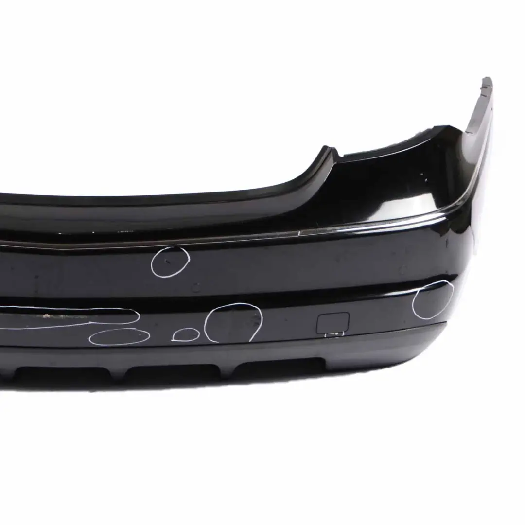 Bumper Rear Trim Panel Covering Schwarz Black - 040 to Mercedes CLC CL203 with Part number A2038801540 Mercedes CLC CL203 Bumper Rear Trim Panel Covering Schwarz Black - 040 - SKU A2038801540-SCW - Part number A2038801540