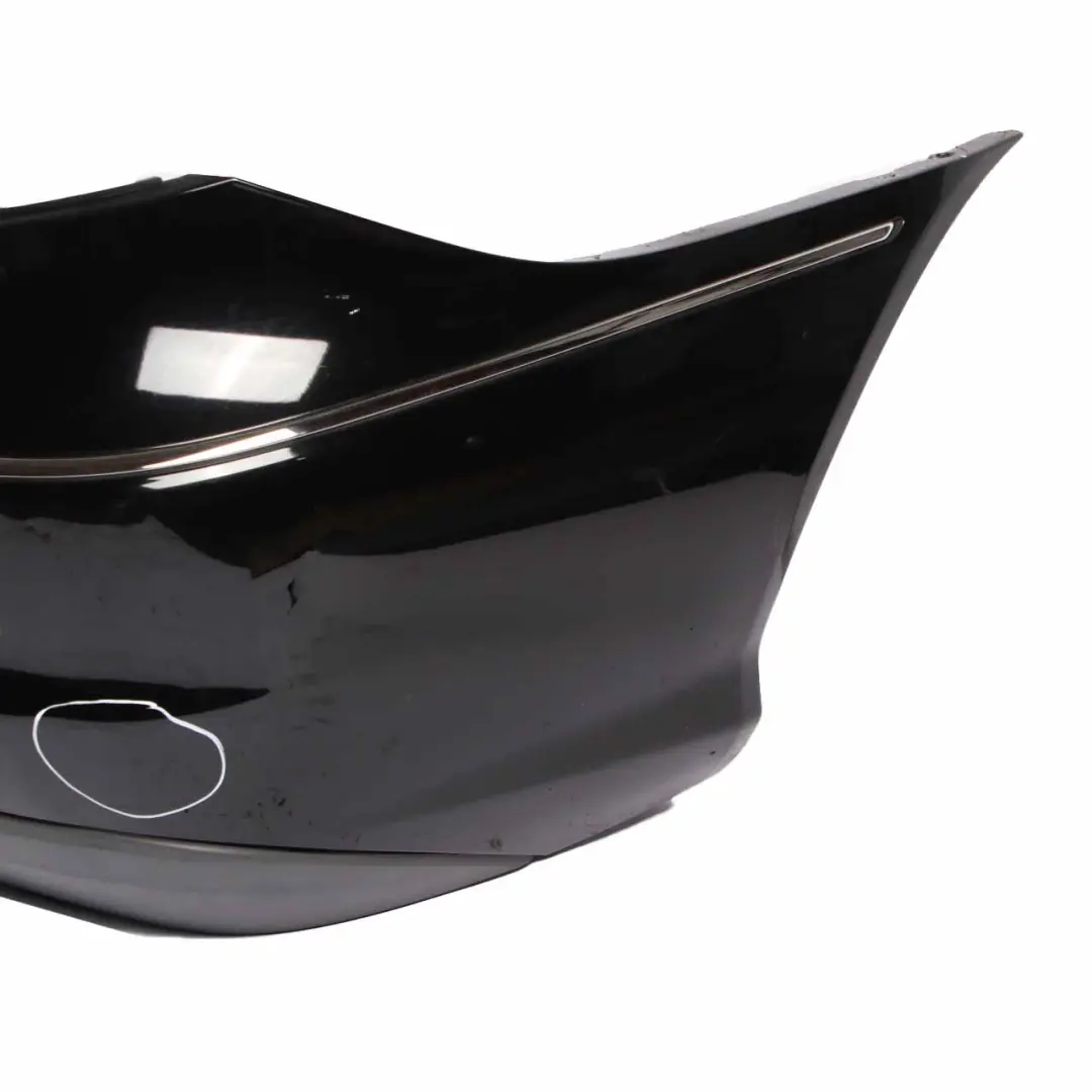 Bumper Rear Trim Panel Covering Schwarz Black - 040 to Mercedes CLC CL203 with Part number A2038801540 Mercedes CLC CL203 Bumper Rear Trim Panel Covering Schwarz Black - 040 - SKU A2038801540-SCW - Part number A2038801540