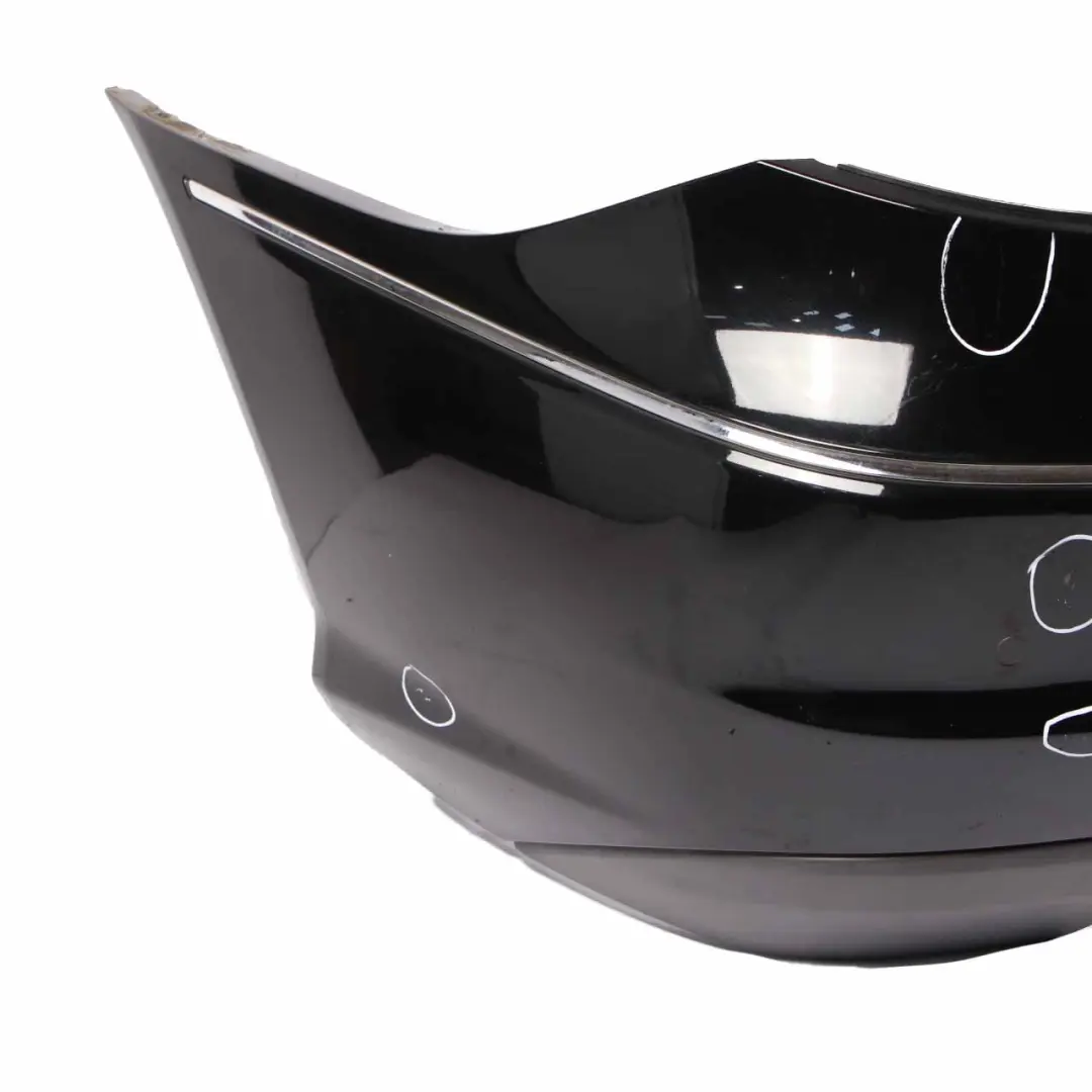 Bumper Rear Trim Panel Covering Schwarz Black - 040 to Mercedes CLC CL203 with Part number A2038801540 Mercedes CLC CL203 Bumper Rear Trim Panel Covering Schwarz Black - 040 - SKU A2038801540-SCW - Part number A2038801540