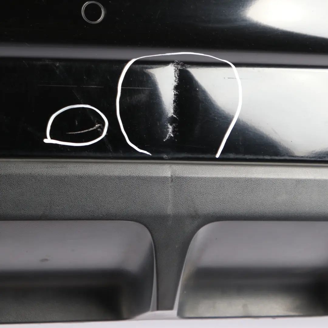 Bumper Rear Trim Panel Covering Schwarz Black - 040 to Mercedes CLC CL203 with Part number A2038801540 Mercedes CLC CL203 Bumper Rear Trim Panel Covering Schwarz Black - 040 - SKU A2038801540-SCW - Part number A2038801540