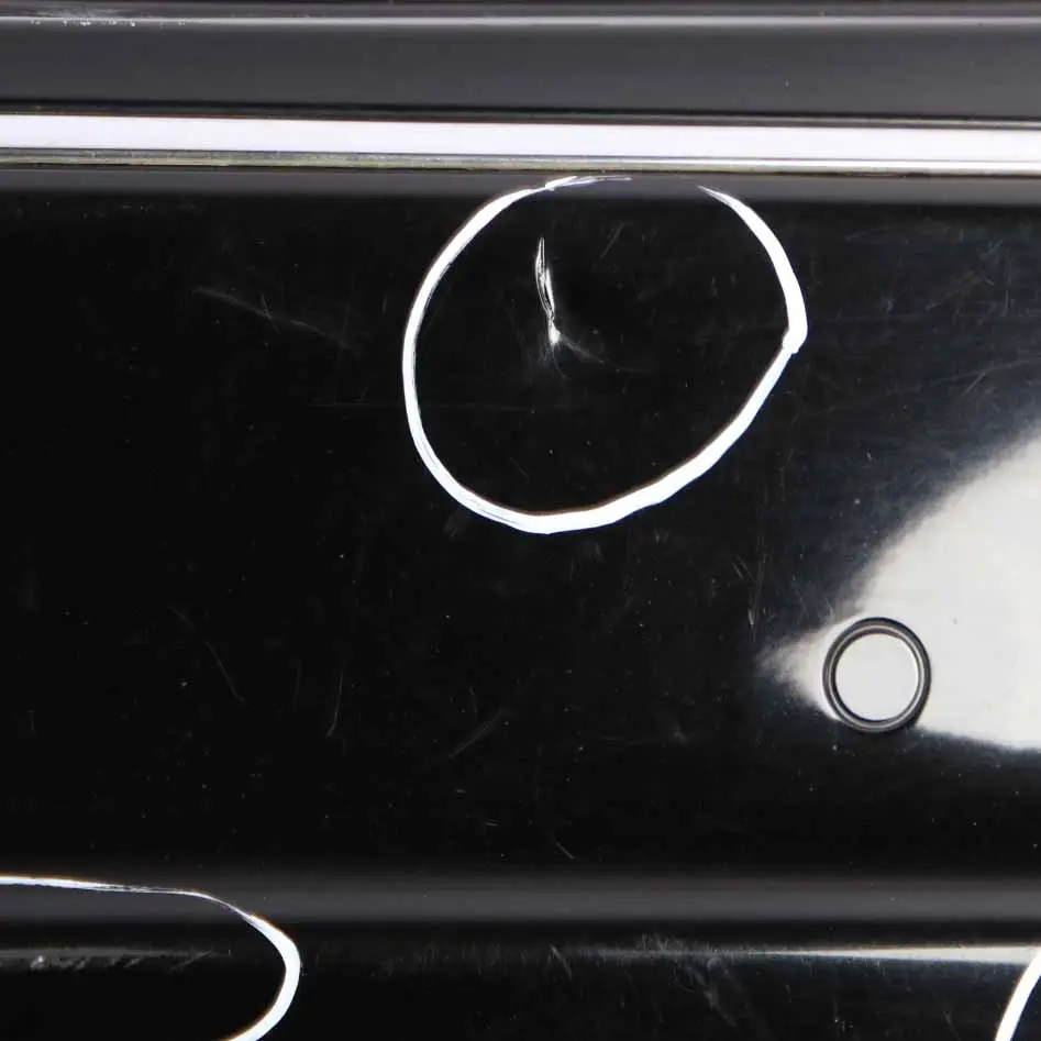 Mercedes CLC CL203 Bumper Rear Trim Panel Covering Schwarz Black - 040 - SKU A2038801540-SCW - Part number A2038801540