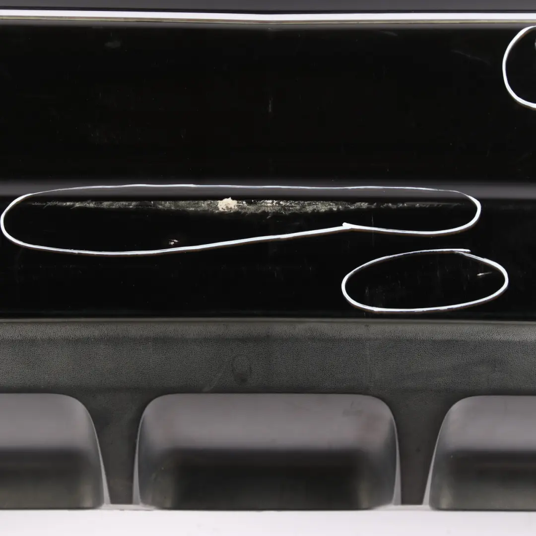 Bumper Rear Trim Panel Covering Schwarz Black - 040 to Mercedes CLC CL203 with Part number A2038801540 Mercedes CLC CL203 Bumper Rear Trim Panel Covering Schwarz Black - 040 - SKU A2038801540-SCW - Part number A2038801540