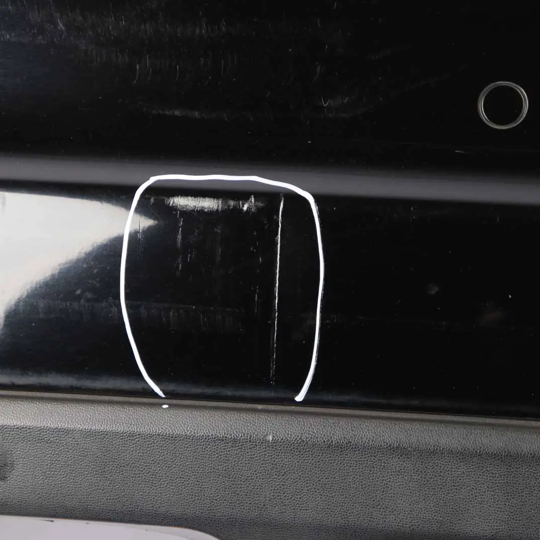 Mercedes CLC CL203 Bumper Rear Trim Panel Covering Schwarz Black - 040 - SKU A2038801540-SCW - Part number A2038801540