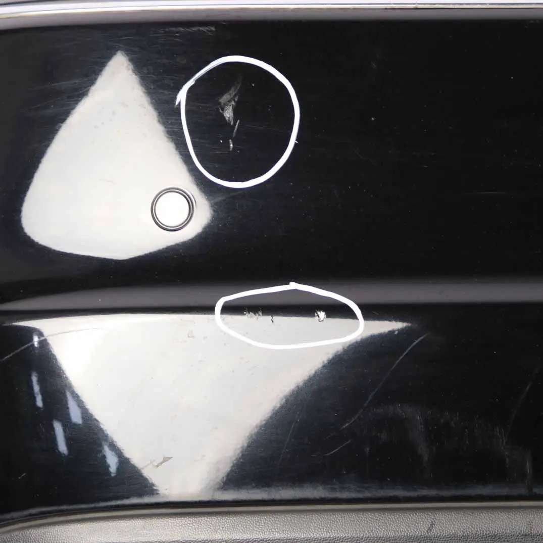 Mercedes CLC CL203 Bumper Rear Trim Panel Covering Schwarz Black - 040 - SKU A2038801540-SCW - Part number A2038801540